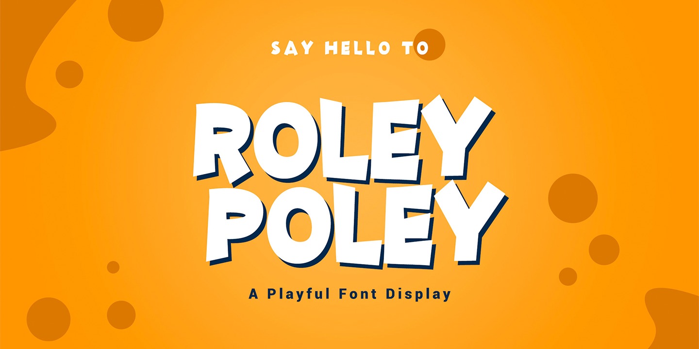 Пример шрифта Roley Poley #1